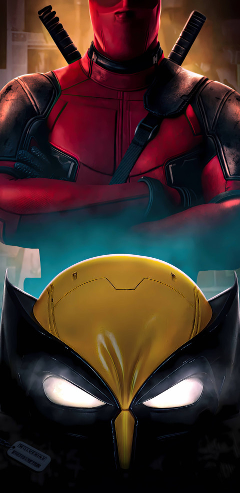 Deadpool & Wolverine Mobile Background to Download