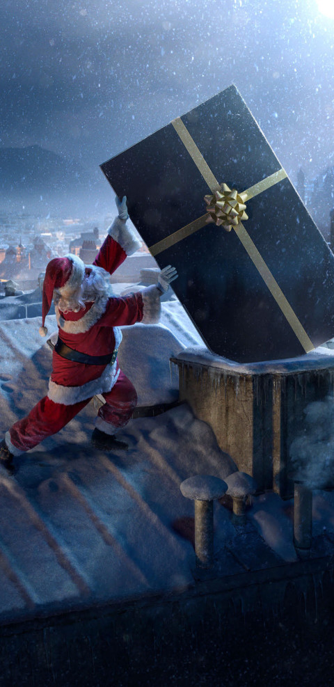 Magical Christmas Winter Night Wallpaper to Celebrate