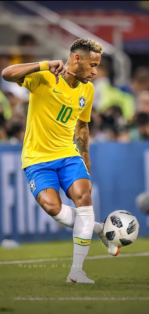 HD Neymar 2019 Brasil Football Wallpaper