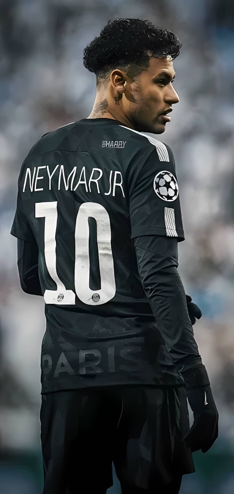 HD Neymar Portrait Photo Wallpaper For Phone