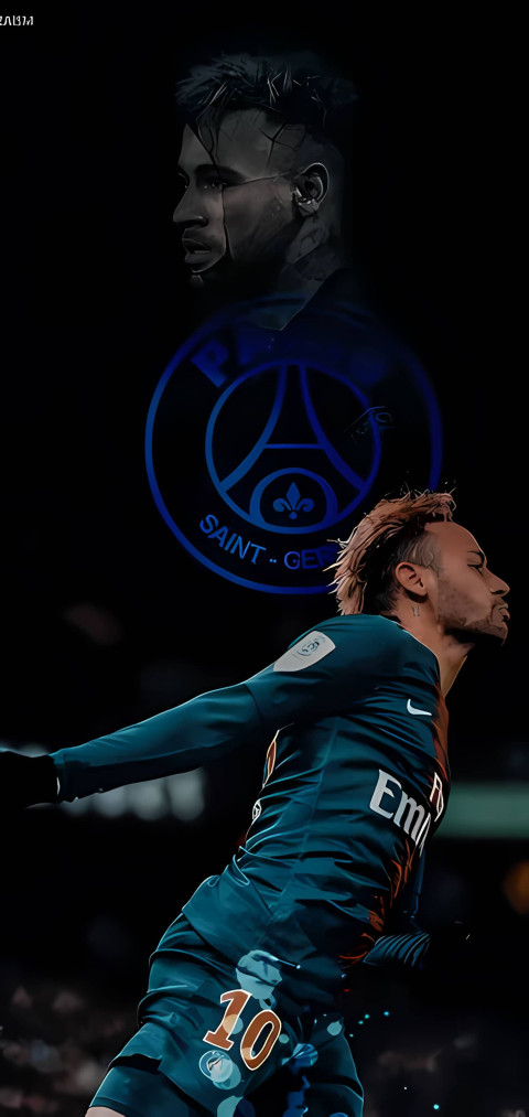 Neymar Portrait Pic Wallpaper For Mobile