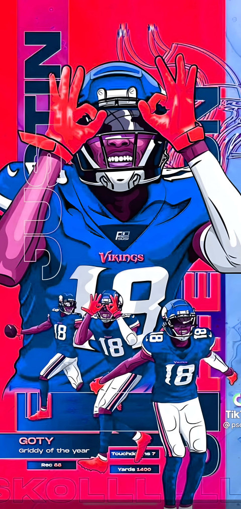 Find Stunning Justin Jefferson Wallpaper for Your Phone