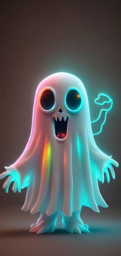 Kawaii Halloween Mobile Background