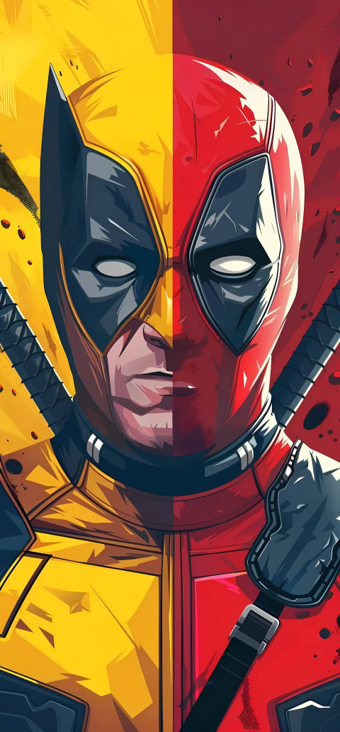 Best HD Deadpool & Wolverine Mobile Background