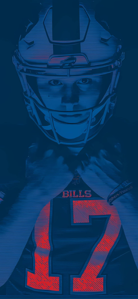 Josh Allen 17 Bills Wallpaper For Phone