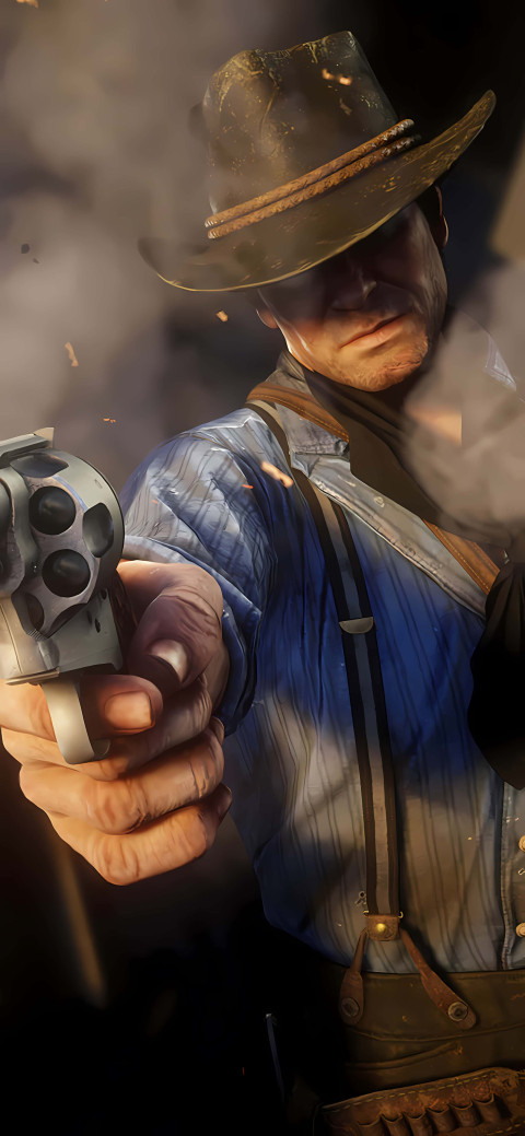 Cowboy With Gun 4K Picture