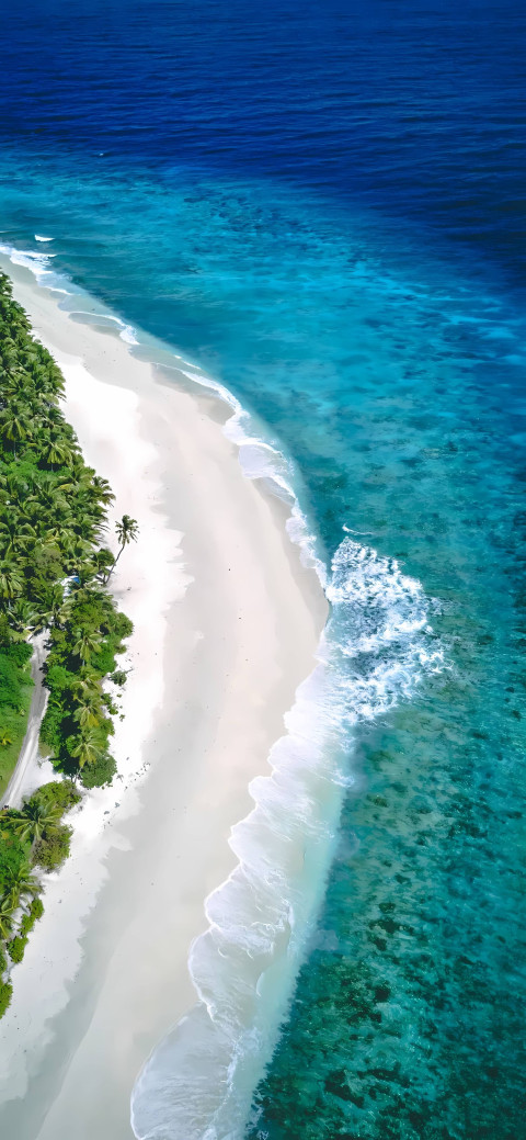 Elegant Wave Phone Wallpaper for Stylish Device