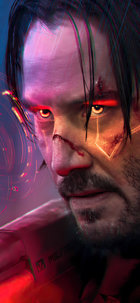 Stunning Cyberpunk Street and Skyscraper Wallpaper 4K