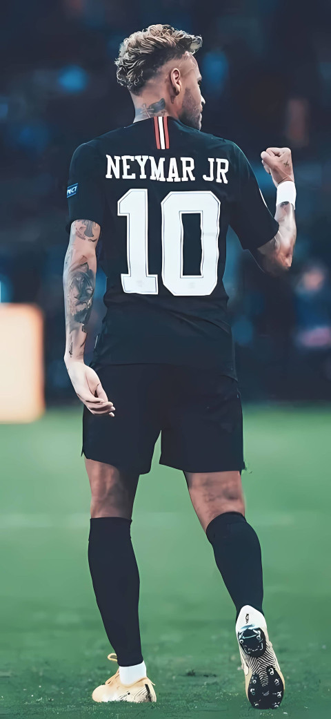 Neymar Jr Fist Pump Wallpaper