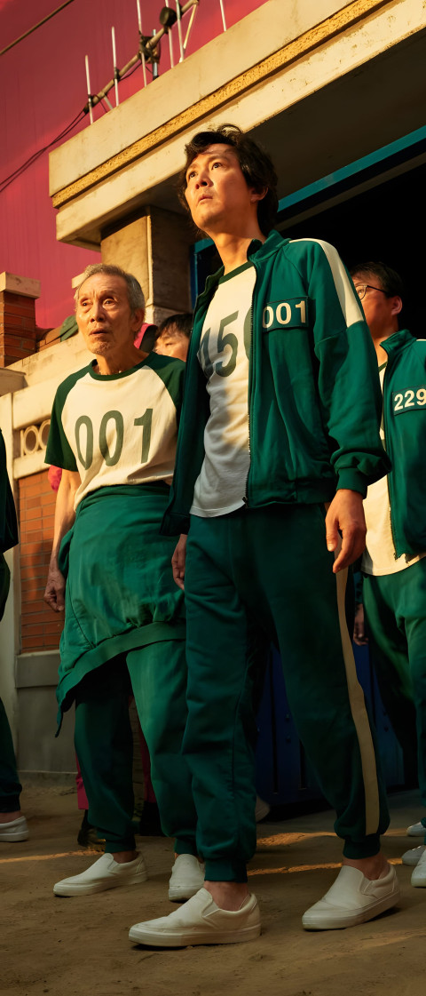 Squid Game Final Showdown Mobile Background