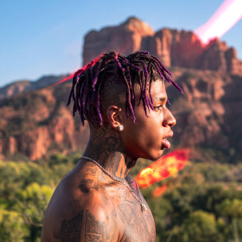 NLE Choppa Desktop Wallpaper for Rap Fan 4K