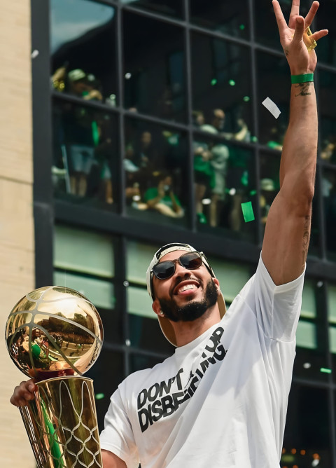 Jayson Tatum Winning moment Picture