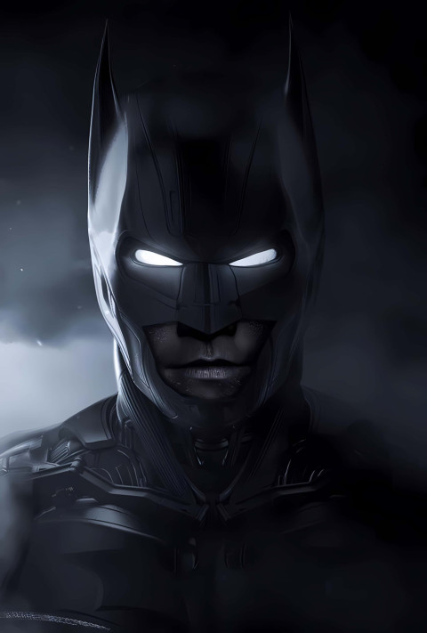 Batman Mask Close Up Wallpaper For Mobile