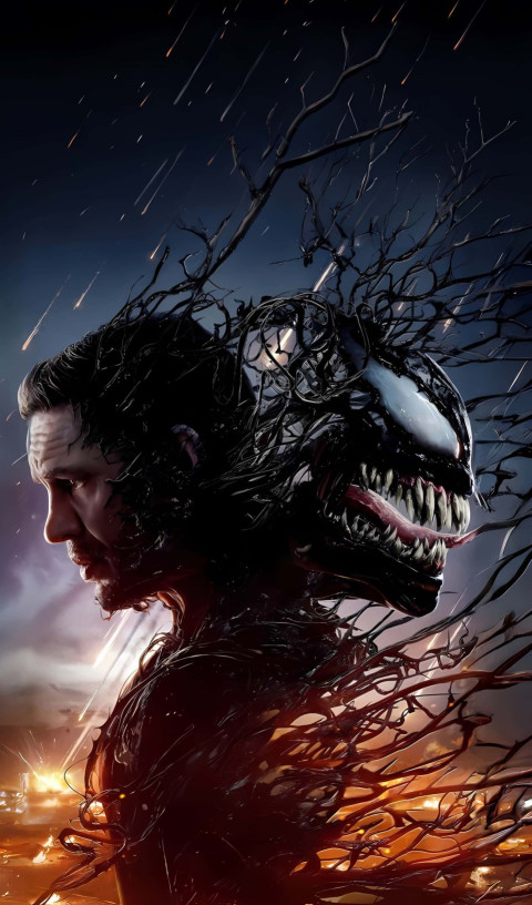 Venom and Carnage Showdown Wallpaper