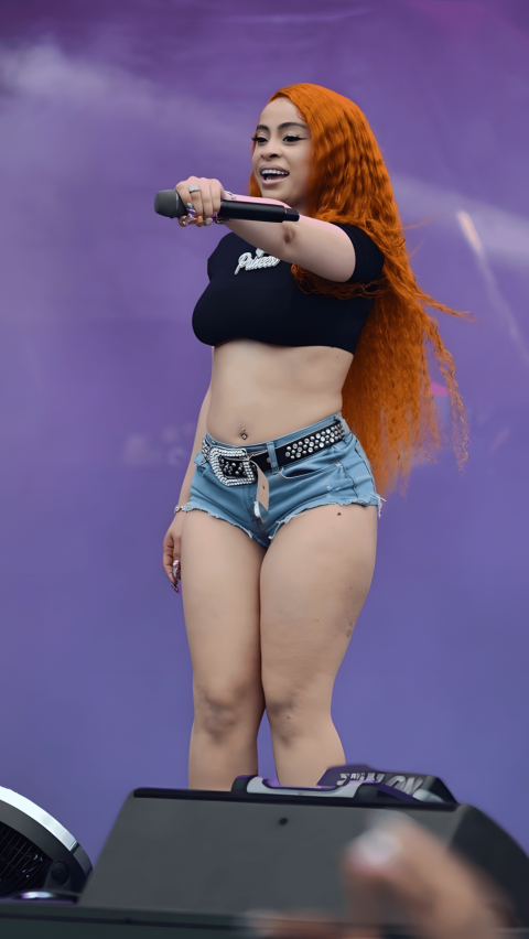 Ice Spice Live Performance Mobile Wallpaper