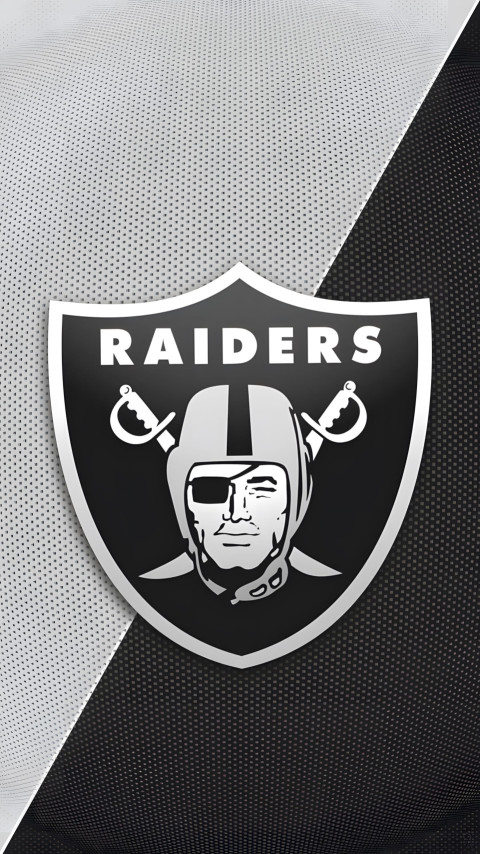 Las Vegas Raiders 4K Logo Wallpaper for Phone