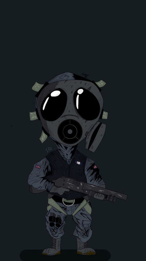 Bold Rainbow Six Siege Phone Wallpaper