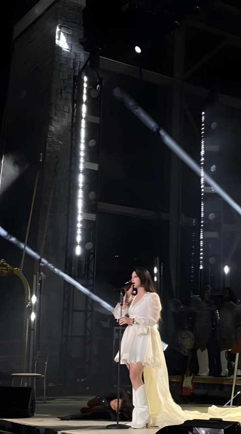 Lana Del Rey Live Performance 4K wallpaper for Mobile