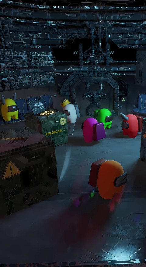 Among Us Characters Phone Pic