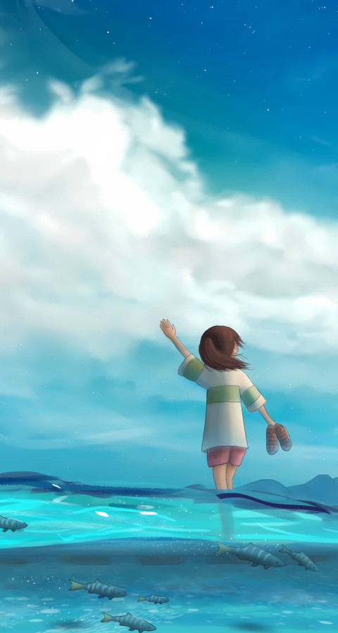 Spirited Away HD Mobile Phone Wallpaper for Download