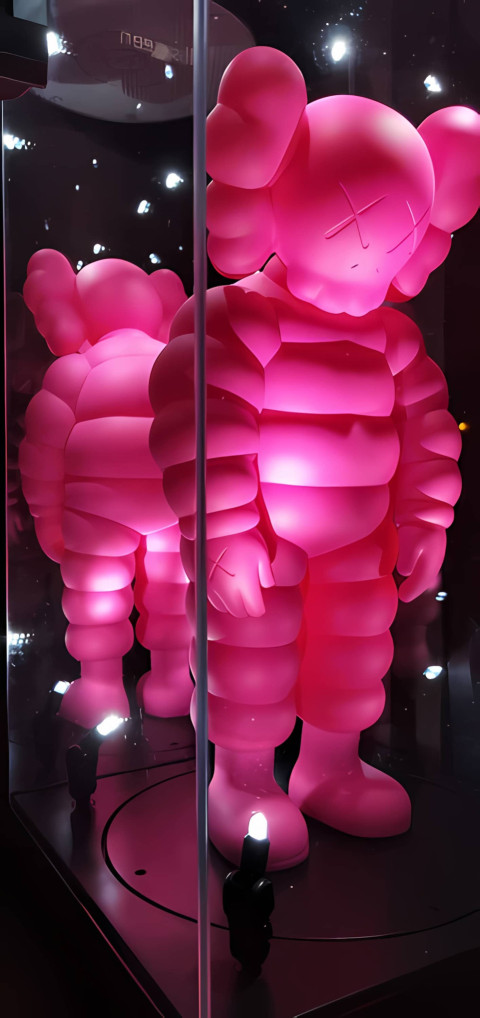 Download KAWS Picture Unique Art Wallpaper 4K