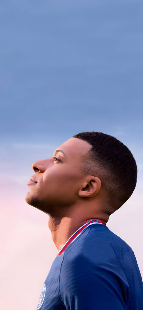 High Quality Kylian Mbappé Mobile Background
