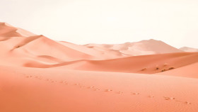 Beautiful Desert Twilight for Wallpaper