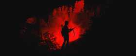 Beautiful Last of Us 2 Red Background for Your Device 4K