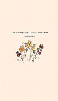 Bible Verse Image for Calm and Strength