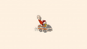 Breaking Bad Cartoon 4K Wallpaper use to Desktop