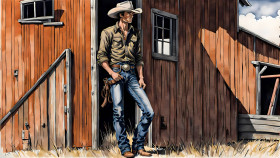 Charming Cowboy 4K Image for Your Desktop Background