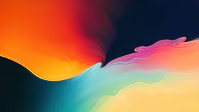 Colorful Abstract Pixel Art PC Wallpaper