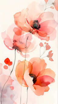 Colorful Watercolor Background for Your Smartphone