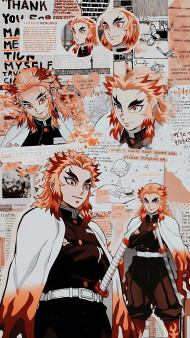 Cool Kyojuro Rengoku Phone Picture