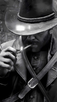 Cowboy in Action on Open Range