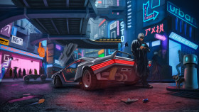 Cyberpunk City Vibe Stunning Urban Wallpaper 4K