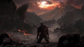Dark Souls Sword Background