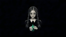 Dark Vibe Wednesday Addams Image