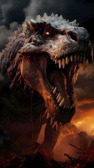 Dinosaur Angry Background Wallpaper