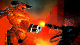Doom Eternal Fire Theme Desktop Pic