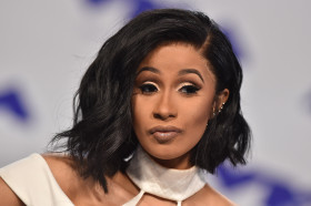 Elegant Cardi B Desktop Wallpaper