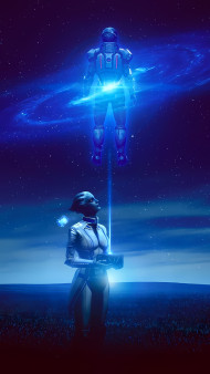 Epic Mass Effect Smartphone Art