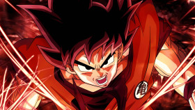 Goku Battle Stance Desktop Background