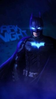 Gotham’s Dark Knight in Action Wallpaper