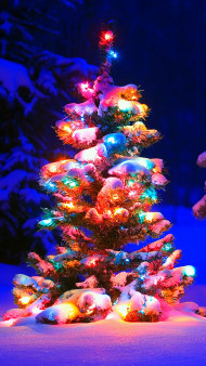 Heartwarming Christmas Tree Wallpaper for Holiday Joy