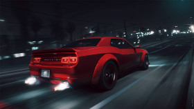 Hellcat HD Desktop Photo Strength and Speed in One Image