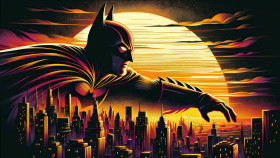 High-Quality City 4K Batman Picture for Desktop Fans
