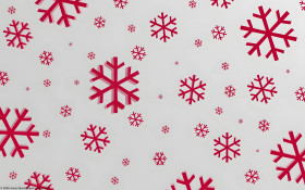 Icy Snowflake Magic Wallpaper