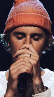Justin Bieber mobile wallpaper in portrait