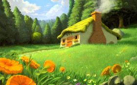 Kids Desktop Wallpaper with Fun Animal Design 4K